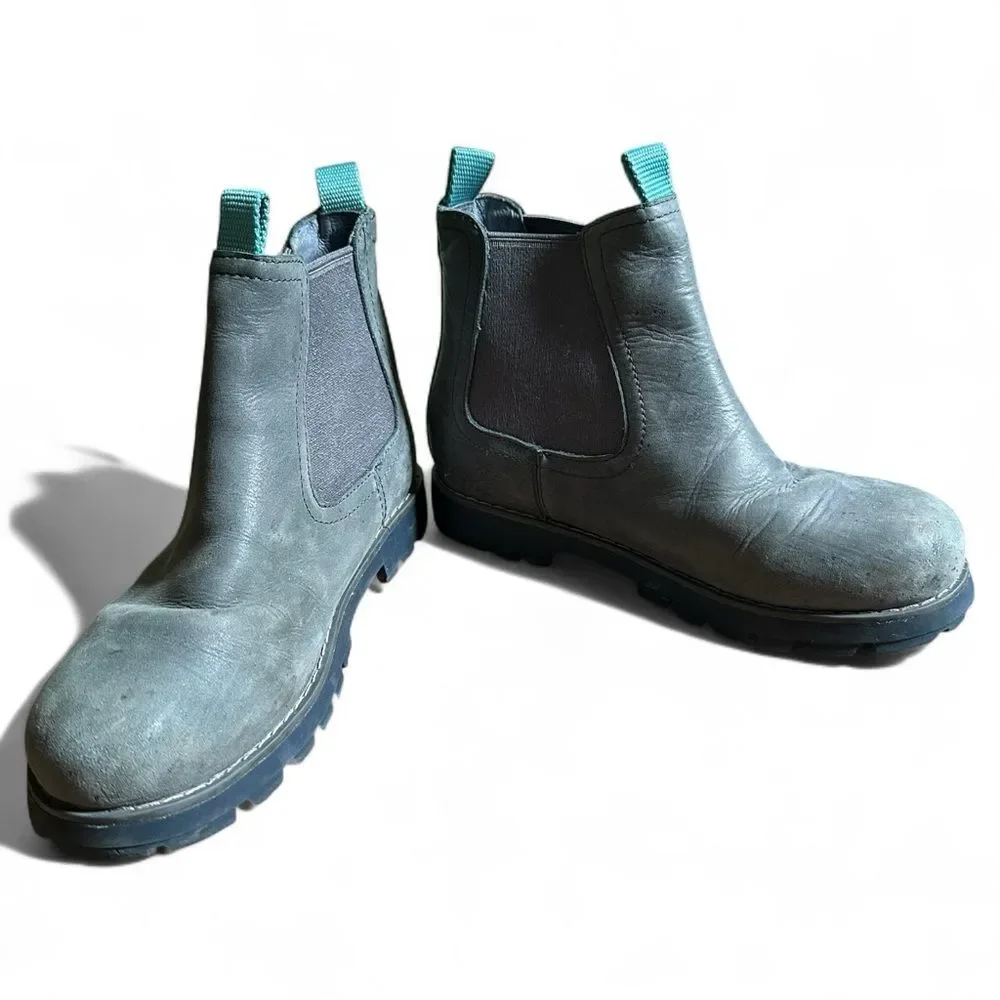 Camper Kids Gray Green Boots Size 31
